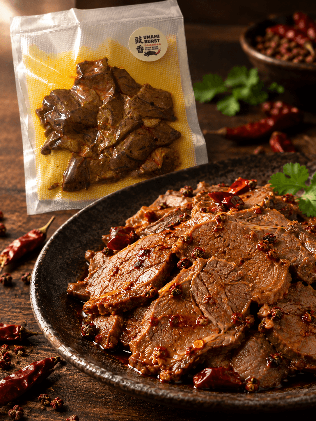 MALA BEEF SHIN / 豉香麻辣牛展 120g