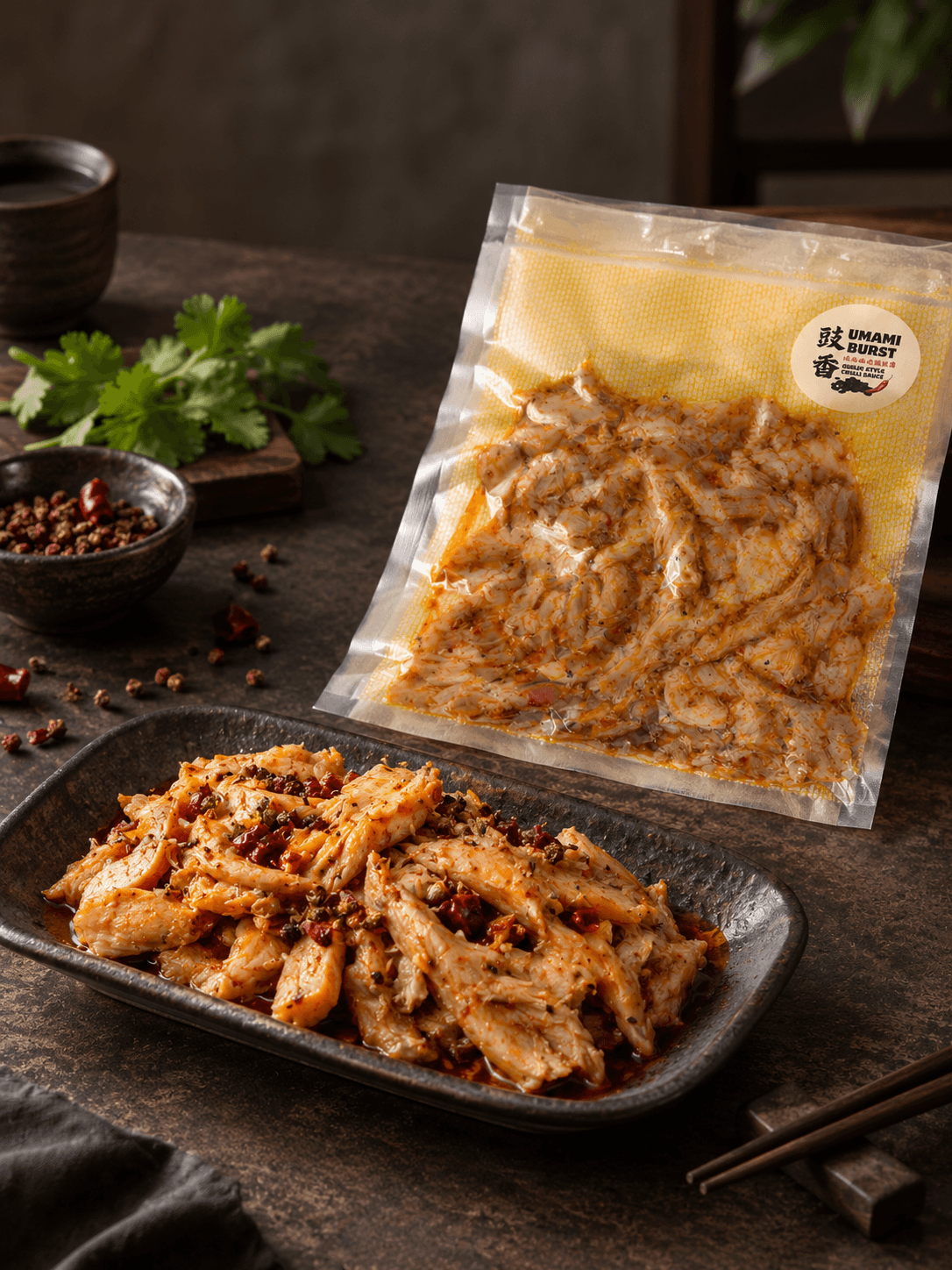 MALA Shredded Chicken / 豉香麻辣手撕雞 180g